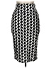 Assorted Brands Houndstooth Black Casual Skirt Size L - photo 1