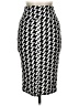 Assorted Brands Houndstooth Black Casual Skirt Size L - photo 2