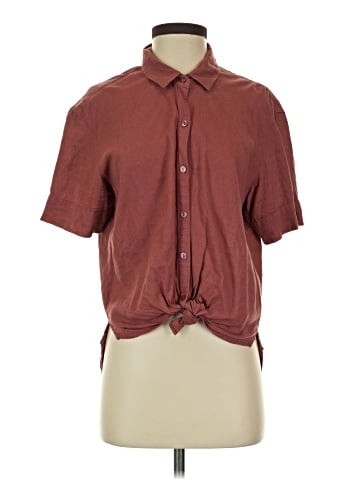 Abercrombie & Fitch Short Sleeve Button-Down Shirt (view 1)