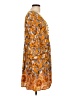 CAT 100% Rayon Paisley Orange Casual Dress Size L - photo 4