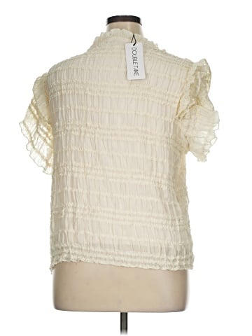Double Take Short Sleeve Blouse (view 2)