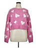 Jessica Simpson Hearts Pink Pullover Sweater Size XL - photo 1