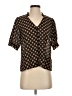 Sanctuary Brown Short Sleeve Blouse Size XS - photo 1