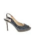 Jimmy Choo Blue Heels Size EU 37 1/2 - photo 1