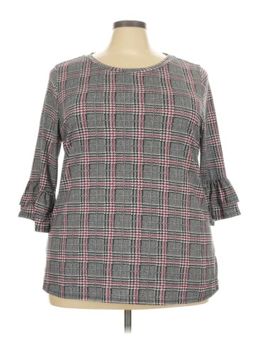 Eye Candy 3/4 Sleeve Blouse (view 1)