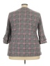 Eye Candy Gray 3/4 Sleeve Blouse Size 3X - photo 2