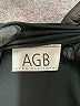 AGB 100% Polyester Solid Black Formal Skirt Size M - photo 4