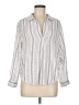 Rails Stripes Ivory Long Sleeve Blouse Size M - photo 1