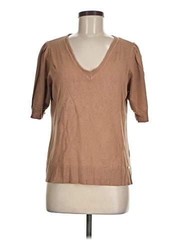 Anne Klein Short Sleeve Blouse (view 1)
