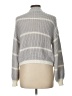 Shein 100% Acrylic Stripes Silver Pullover Sweater Size L - photo 2