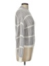 Shein 100% Acrylic Stripes Silver Pullover Sweater Size L - photo 4