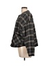 Zara 100% Polyester Plaid Gray Jacket Size L - photo 5
