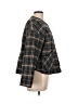 Zara 100% Polyester Plaid Gray Jacket Size L - photo 4