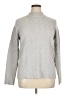 Evolution by Cyrus Chevron-herringbone Gray Turtleneck Sweater Size XL - photo 1