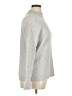 Evolution by Cyrus Chevron-herringbone Gray Turtleneck Sweater Size XL - photo 4