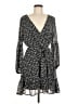 She + Sky 100% Polyester Black Casual Dress Size M - photo 1