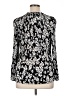 DKNY 100% Polyester Black Long Sleeve Blouse Size XL - photo 2