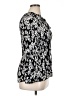 DKNY 100% Polyester Black Long Sleeve Blouse Size XL - photo 4