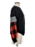 Unbranded Checkered-gingham Black Pullover Sweater Size M (estimated) - photo 4