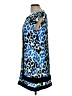Assorted Brands Animal Print Blue Casual Dress Size L - photo 5