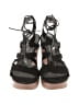 Stuart Weitzman Color Block Black Sandals Size 7 - photo 2