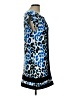 Assorted Brands Animal Print Blue Casual Dress Size L - photo 4