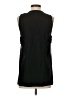 Commense Black Sleeveless Button-Down Shirt Size S - photo 2