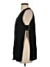 Commense Black Sleeveless Button-Down Shirt Size S - photo 5