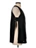 Commense Black Sleeveless Button-Down Shirt Size S - photo 4