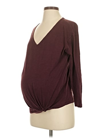 Old Navy - Maternity 3/4 Sleeve T-Shirt (view 1)