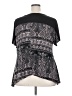 Lavish Black Short Sleeve Top Size 2X - photo 2