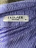 Ekouaer 100% Polyester Chevron-herringbone Blue Long Sleeve Blouse Size M - photo 10