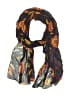 Unbranded Floral Black Purple Scarf One size - photo 1