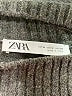 Zara Solid Gray Turtleneck Sweater Size M - photo 7