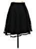 Express 100% Polyester Black Formal Skirt Size 2 - photo 1