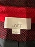 Ann Taylor LOFT Plaid Red Jacket Size M - photo 6
