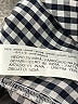 Zara 100% Lyocell Houndstooth Gray Long Sleeve Blouse Size XL - photo 8