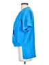 Bebe 100% Polyester Blue Short Sleeve Blouse Size S - photo 5
