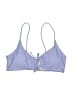 Assorted Brands Solid Purple Swimsuit Top Size M - photo 1