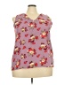 Marci Burgundy Sleeveless Blouse Size 3X - photo 1