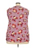 Marci Burgundy Sleeveless Blouse Size 3X - photo 2