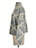 MNG Argyle Gray Turtleneck Sweater Size XS - photo 5