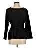 Ann Taylor 100% Polyester Black Long Sleeve Blouse Size M - photo 1