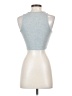 Unbranded 100% Polyester Silver Tank Top Size S - photo 2
