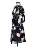 Kaari Blue 100% Polyester Print Blue Casual Dress Size S - photo 5