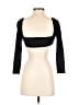 Unbranded Black 3/4 Sleeve Top Size S - photo 2