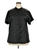 Assorted Brands Black Short Sleeve Blouse Size XXL - photo 1