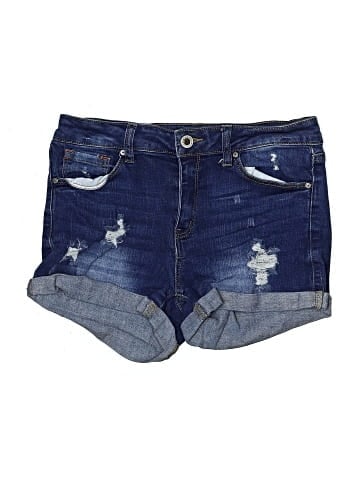 Wax Jean Denim Shorts (view 1)