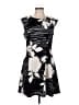 Apt. 9 Graphic Black Casual Dress Size L - photo 1
