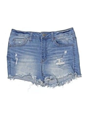 Wax Jean Denim Shorts (view 1)